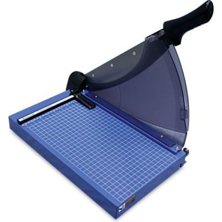 FORMAX United Professional-Grade Guillotine Paper Trimmer - 14" Cutting Length - 40 Sheet Capacity - Blue T14P